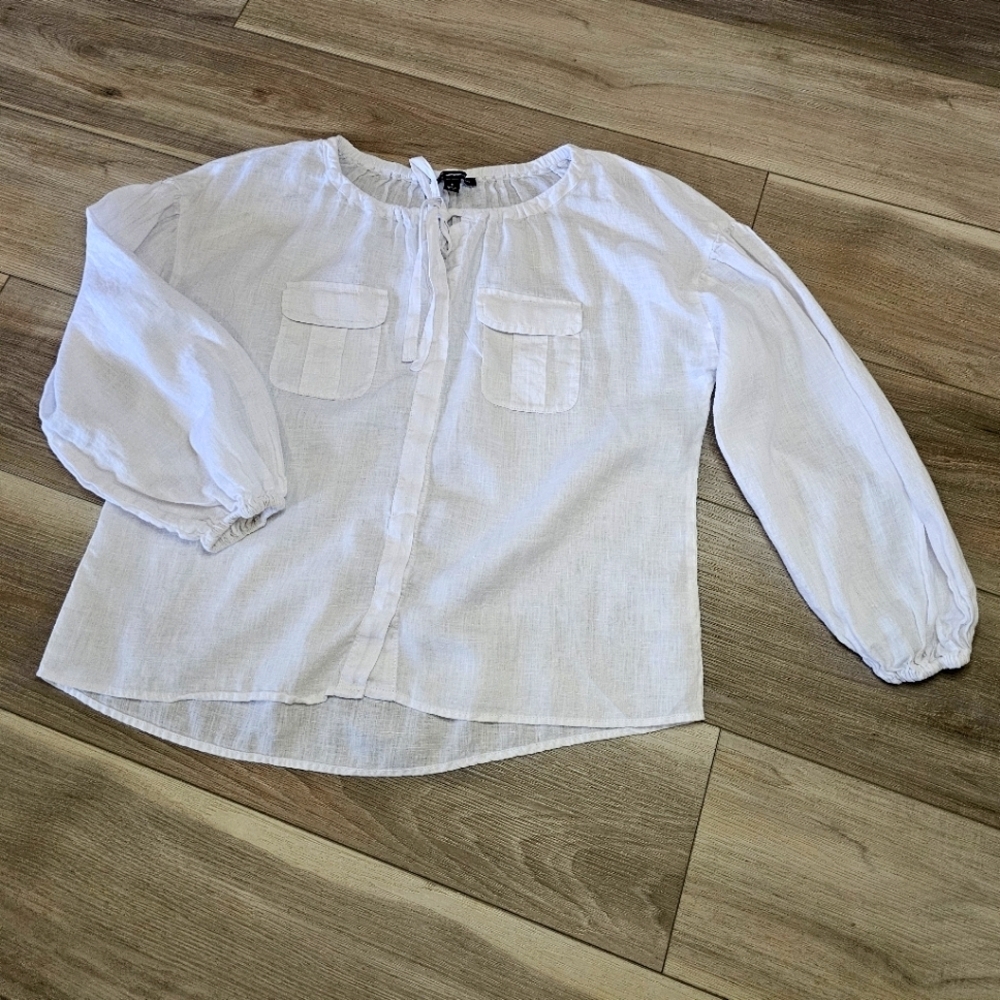 * INC White Blouse